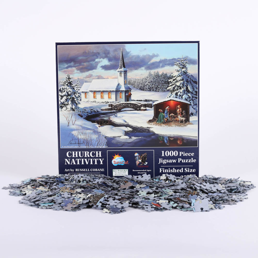 PUZZLE CHURCH NATIVITY 1000PC