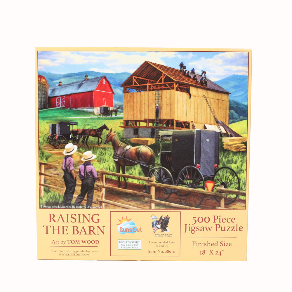PUZZLE RAISING THE BARN 500PC