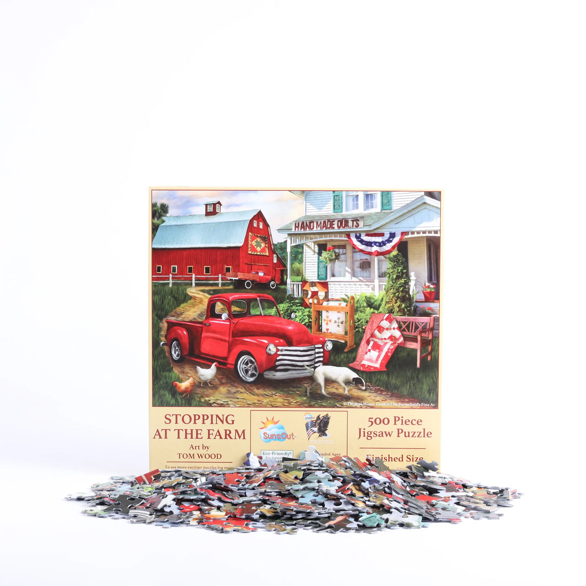 PUZZLE STOPPING AT THE FARM 500PC
