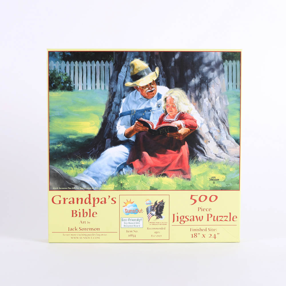 PUZZLE GRANDPA'S BIBLE 500PC