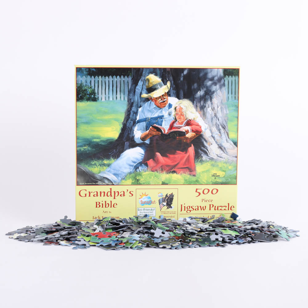 PUZZLE GRANDPA'S BIBLE 500PC