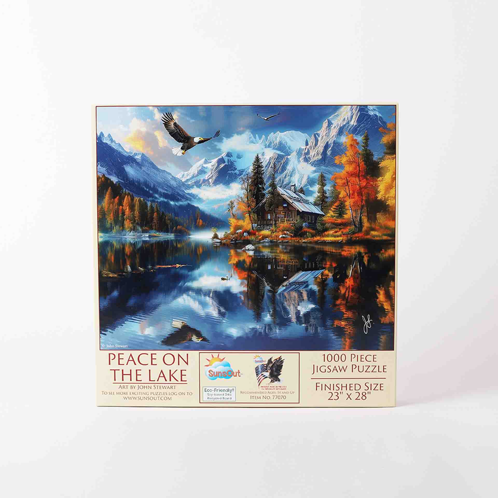 PUZZLE PEACE ON THE LAKE 1000PC