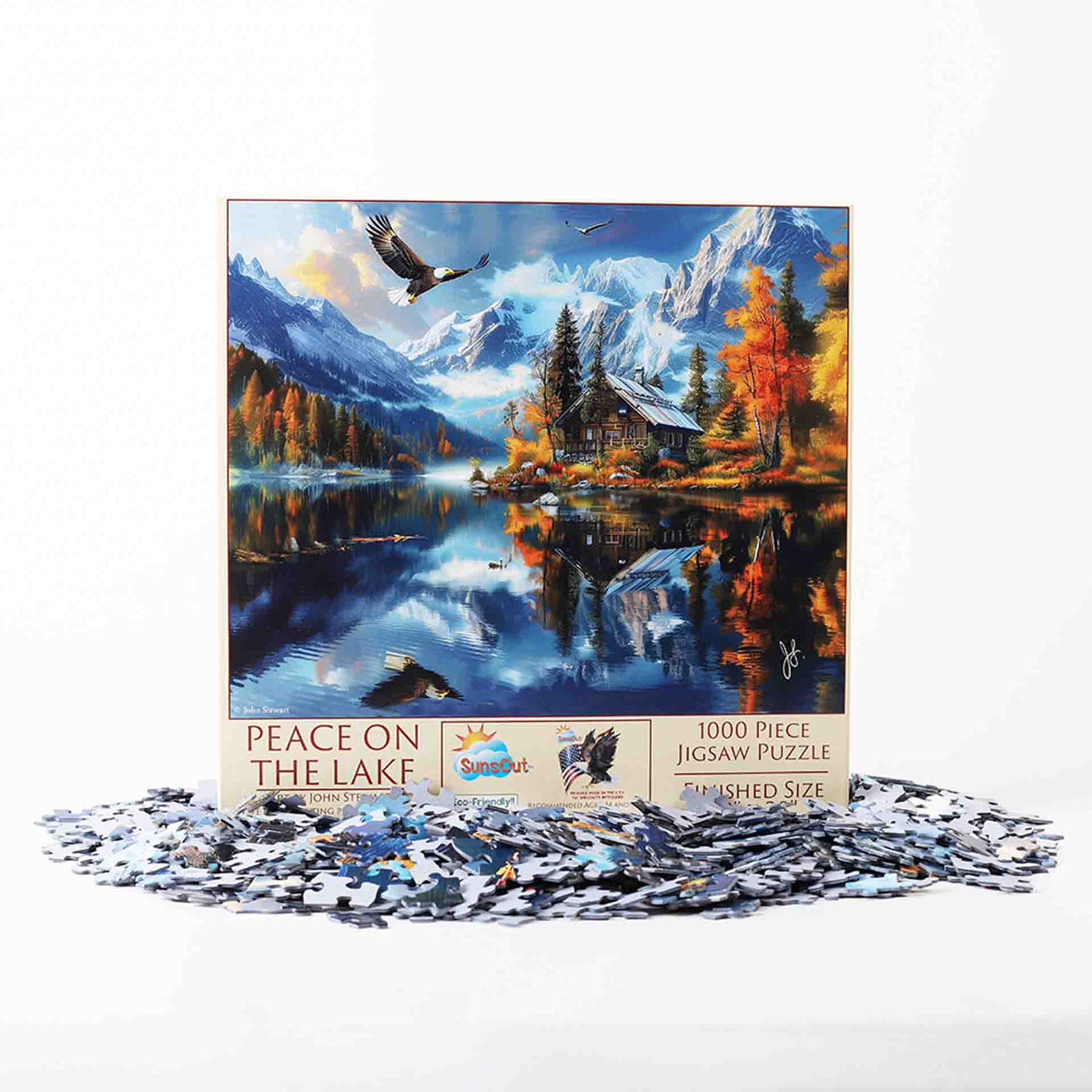 PUZZLE PEACE ON THE LAKE 1000PC