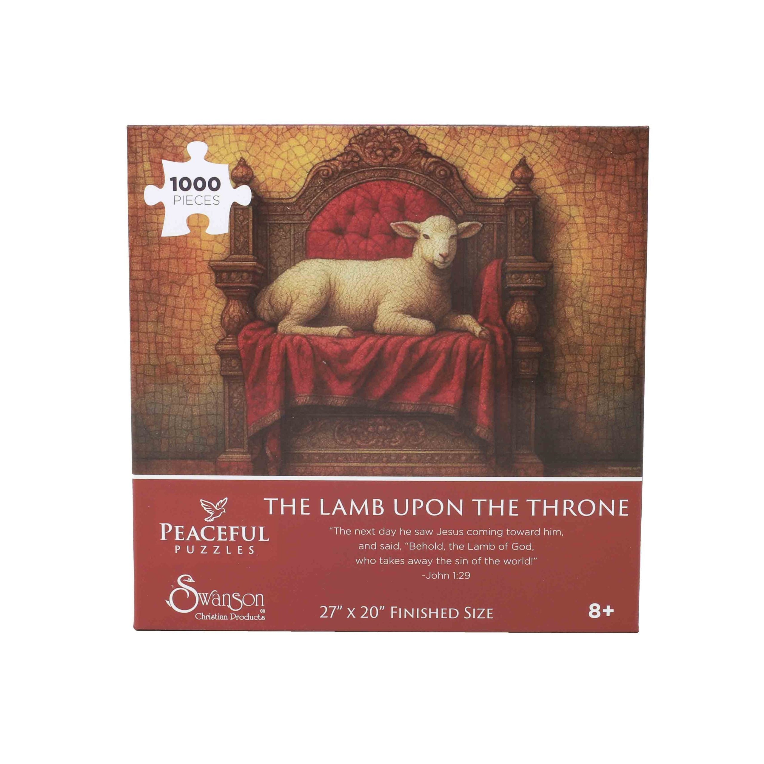 PUZZLE LAMB UPON THE THRONE 1000PC