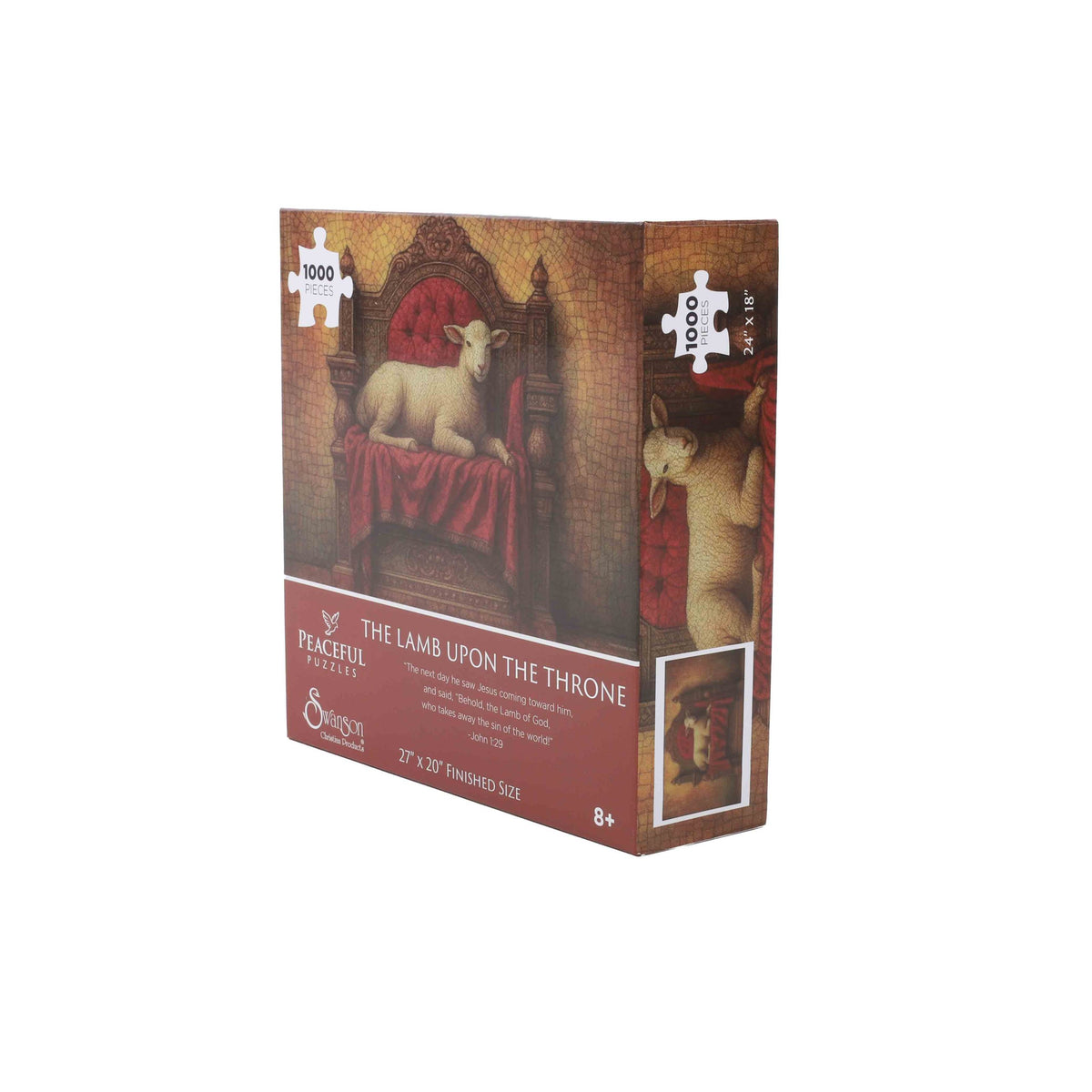 PUZZLE LAMB UPON THE THRONE 1000PC