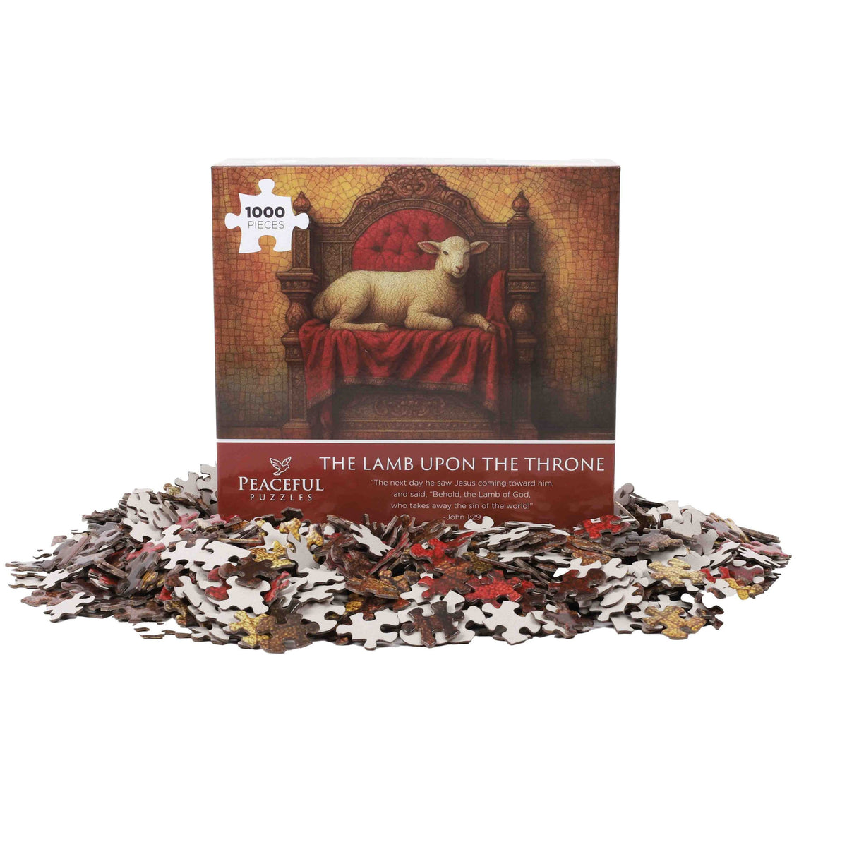 PUZZLE LAMB UPON THE THRONE 1000PC