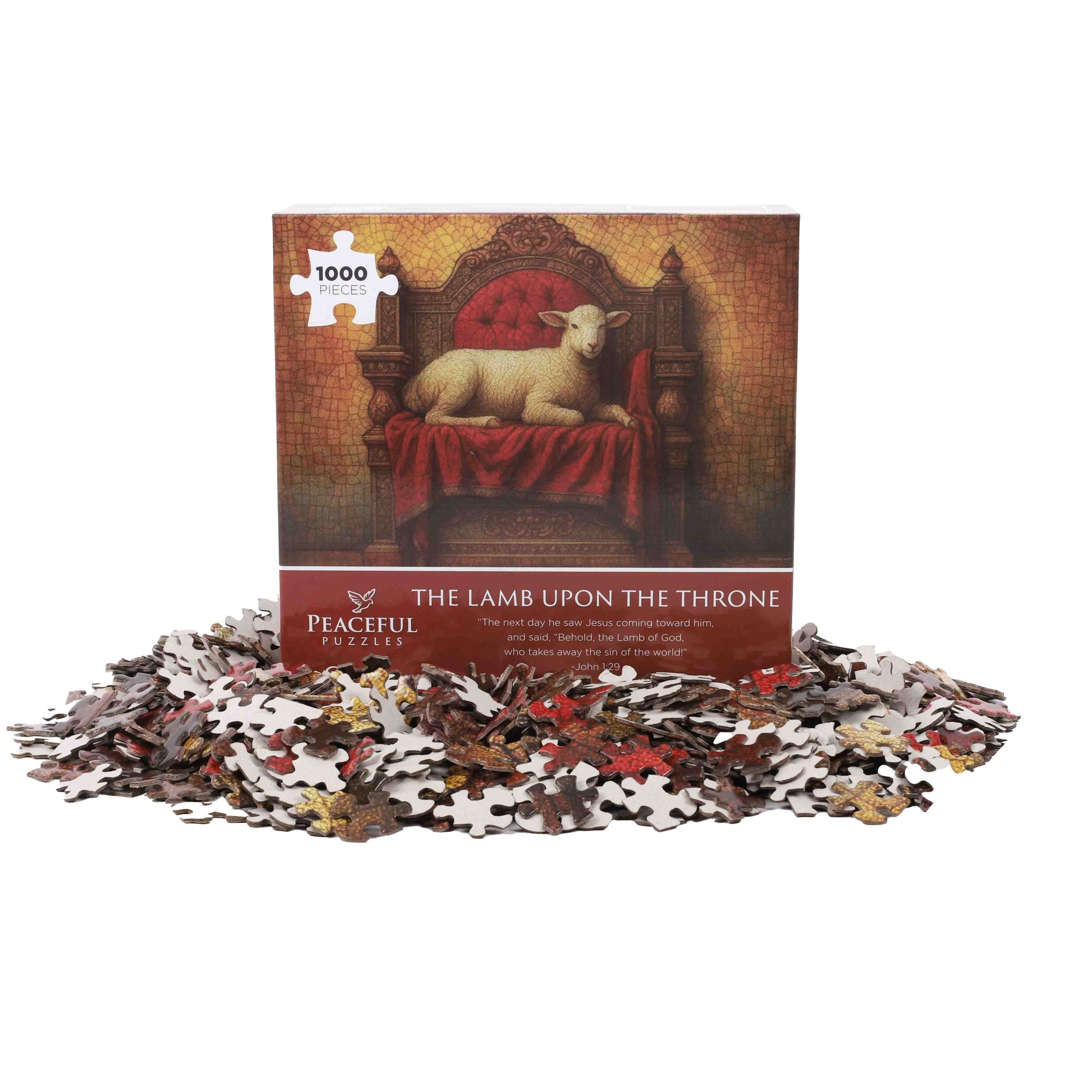 PUZZLE LAMB UPON THE THRONE 1000PC