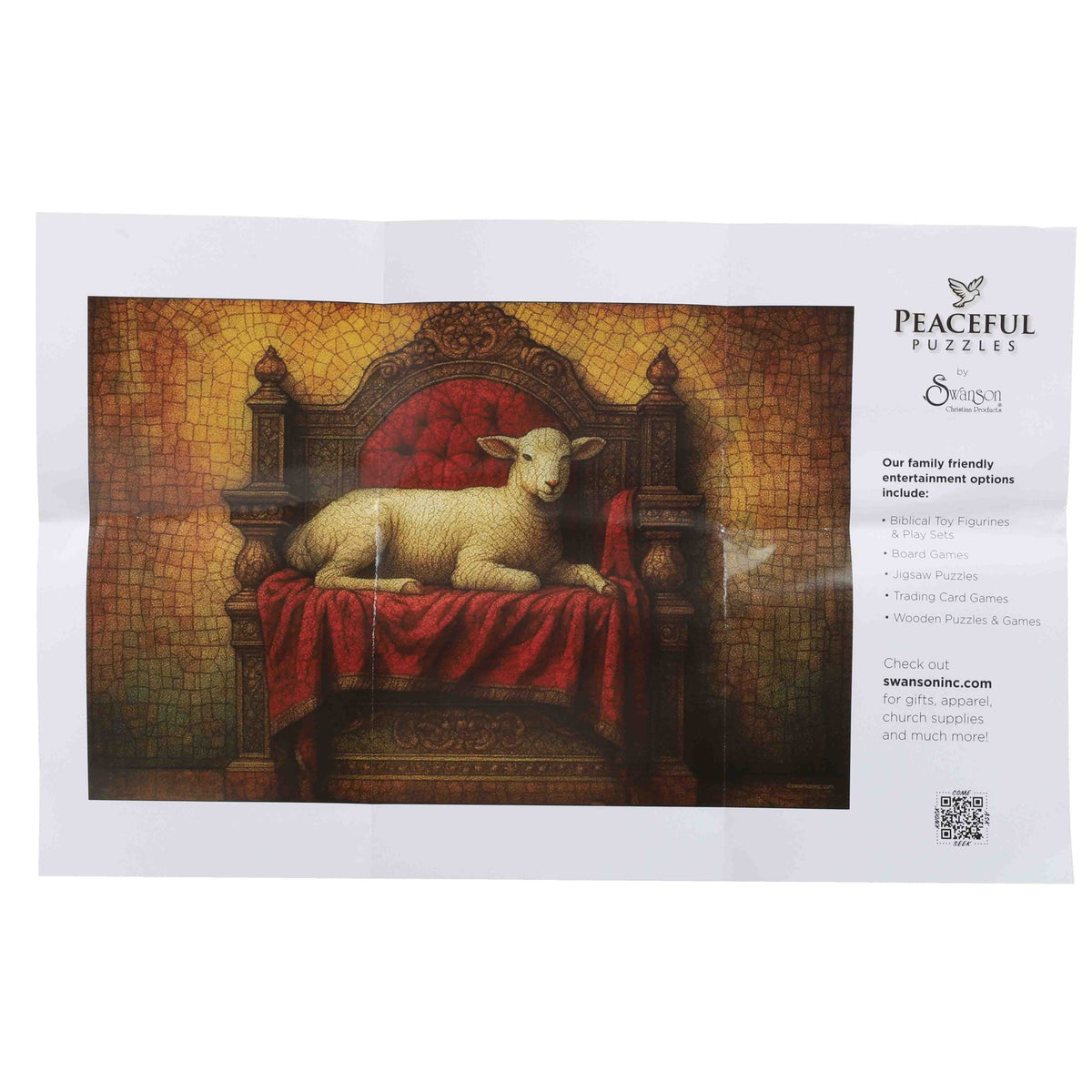 PUZZLE LAMB UPON THE THRONE 1000PC