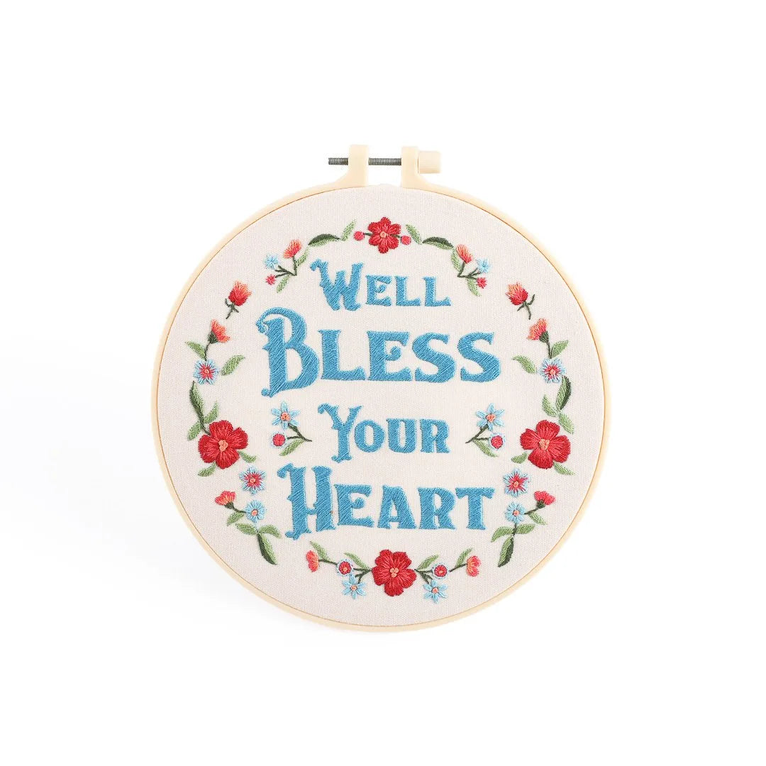 EMBROIDERY KIT - BLESS HEART 20.5CM