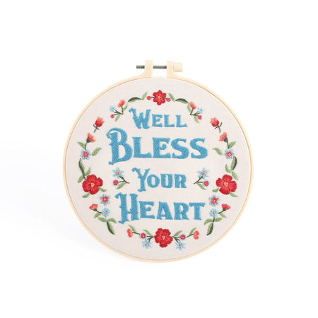 EMBROIDERY KIT - BLESS HEART 20.5CM