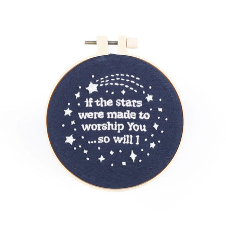 EMBROIDERY KIT - IF THE STARS 10CM