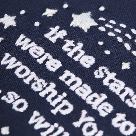 EMBROIDERY KIT - IF THE STARS 10CM