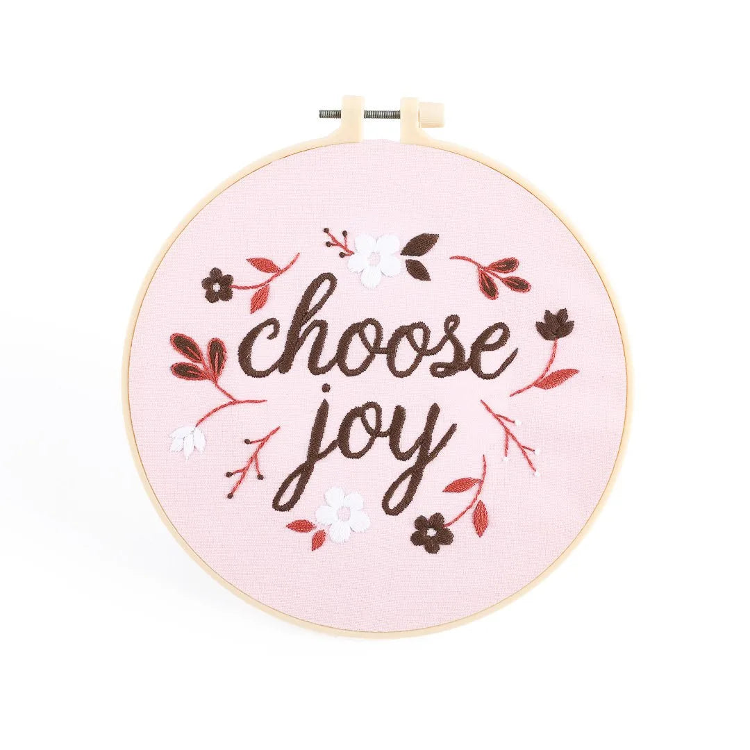 EMBROIDERY KIT - CHOOSE JOY