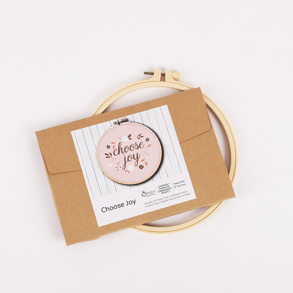EMBROIDERY KIT - CHOOSE JOY