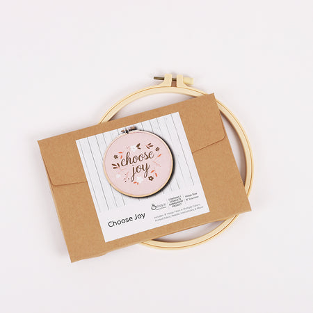 EMBROIDERY KIT - CHOOSE JOY