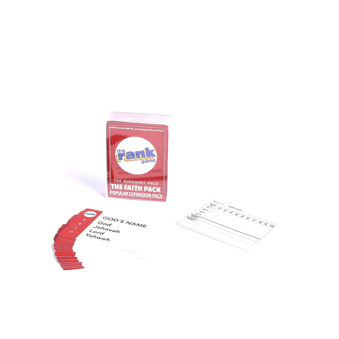 THE FAITH PACK: RANK GAME BURGUNDY EXPANSION PACK..