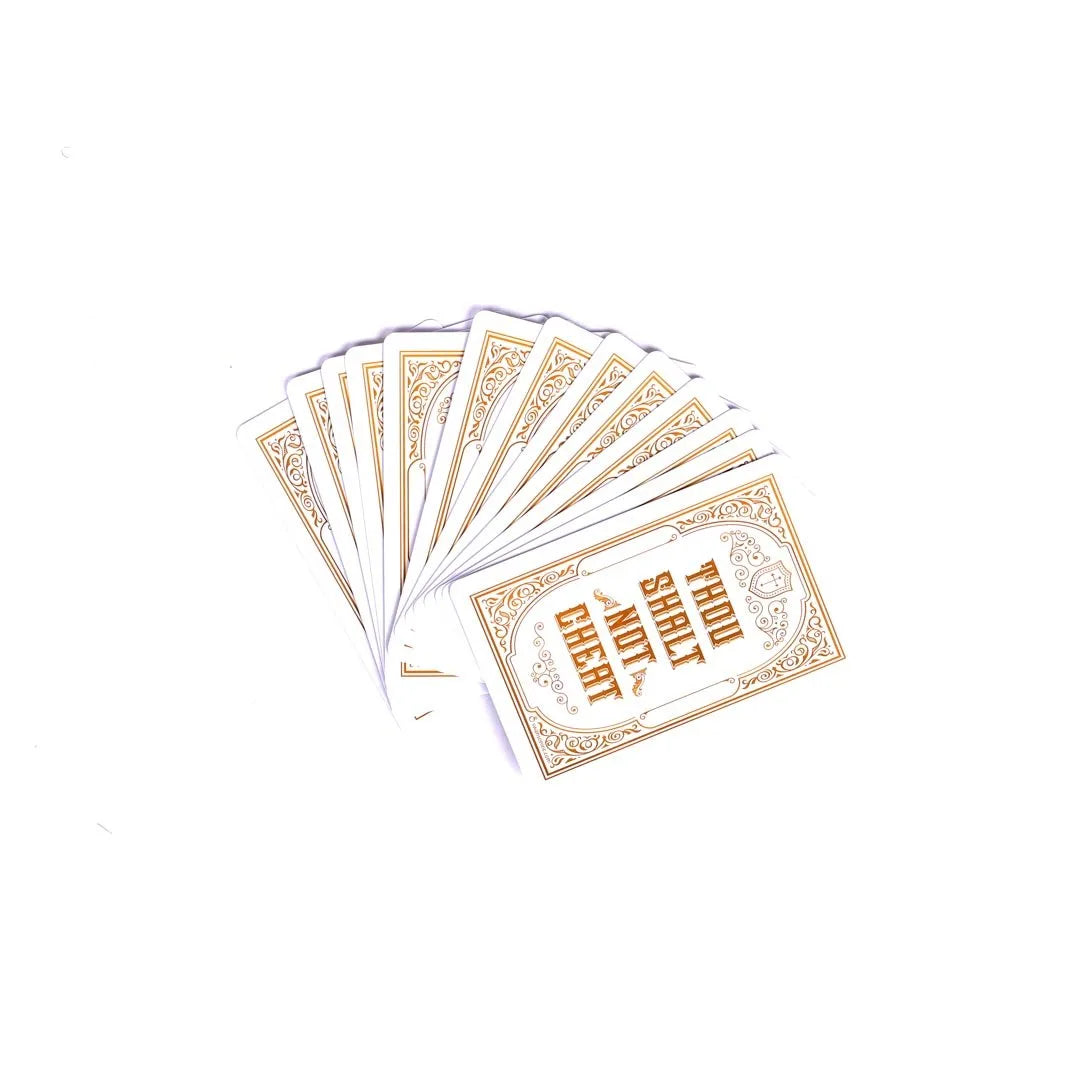 PLAYING CARDS TRADITIONAL THOU SHALT 3PK