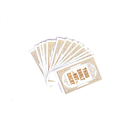 PLAYING CARDS TRADITIONAL THOU SHALT 3PK