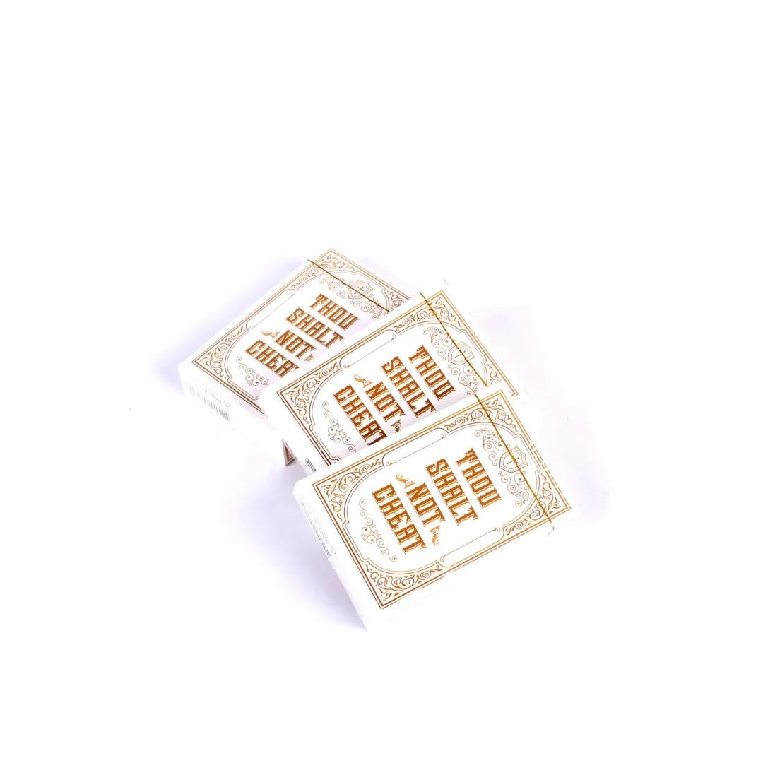 PLAYING CARDS TRADITIONAL THOU SHALT 3PK