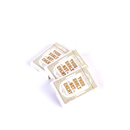 PLAYING CARDS TRADITIONAL THOU SHALT 3PK