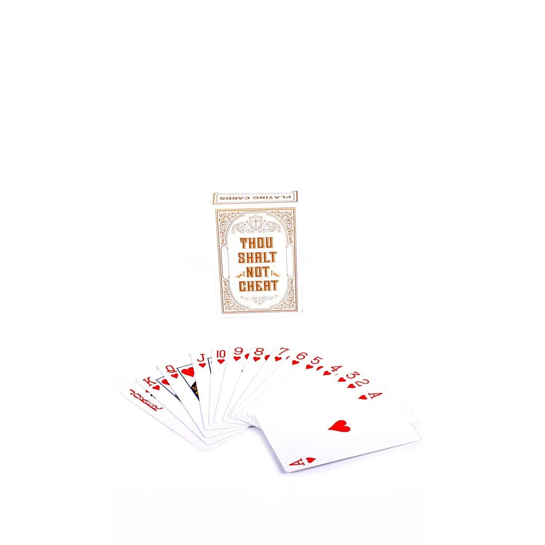 PLAYING CARDS TRADITIONAL THOU SHALT 3PK