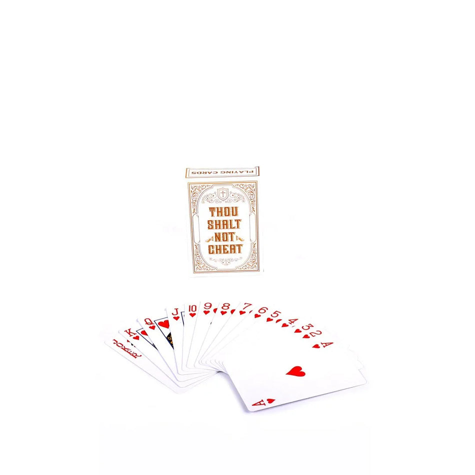 PLAYING CARDS TRADITIONAL THOU SHALT 3PK