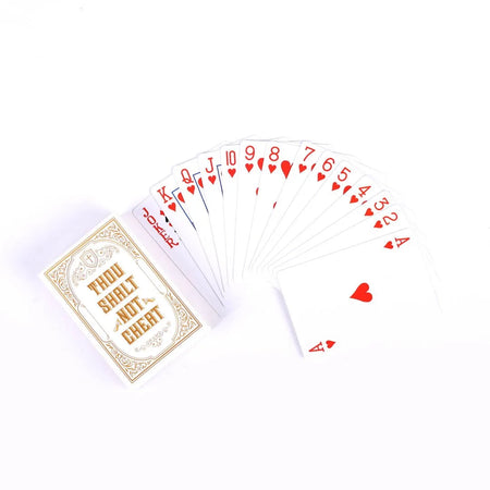 PLAYING CARDS TRADITIONAL THOU SHALT 3PK