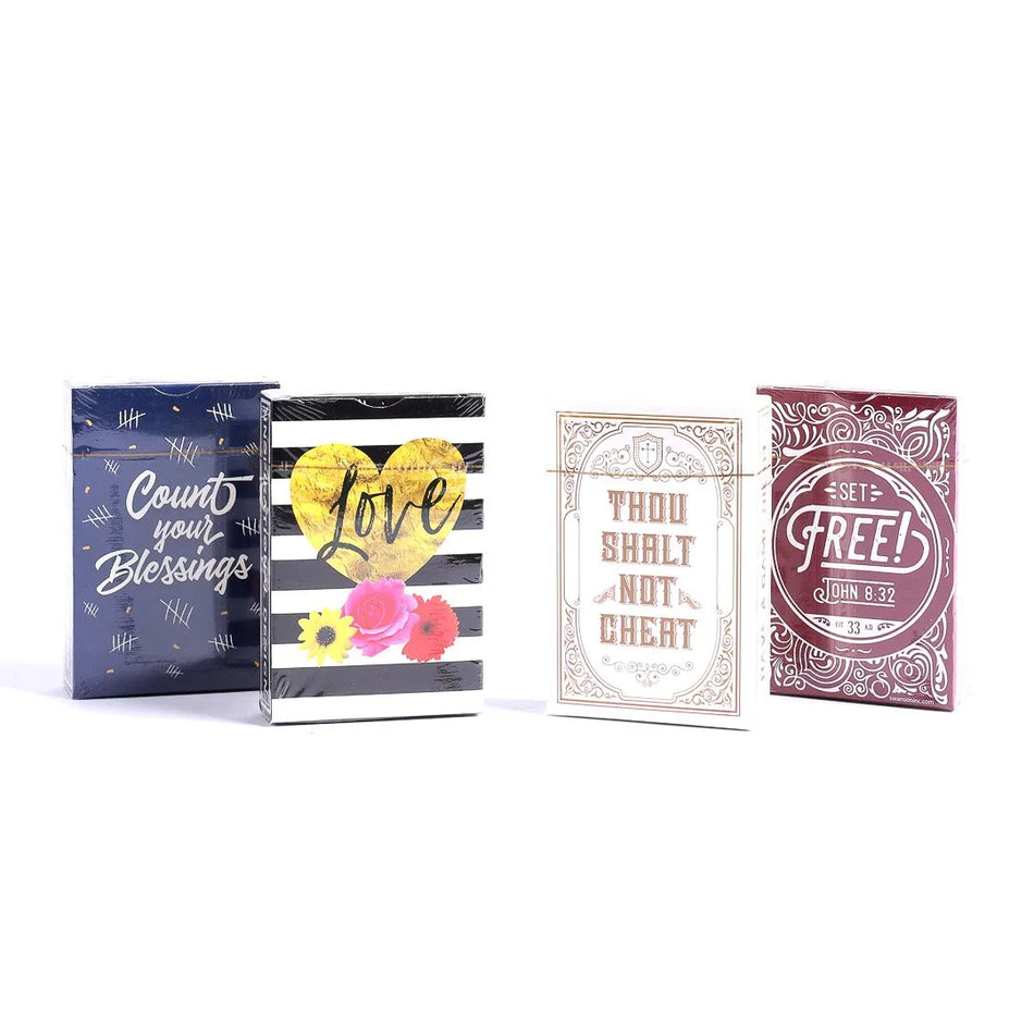 PLAYING CARDS CONTEMPORARY/TRADITIONAL DISPLAY 12CT