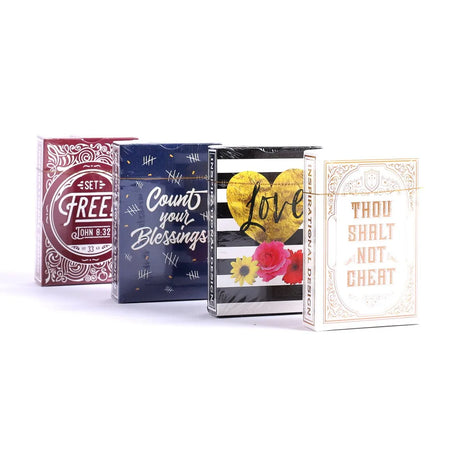 PLAYING CARDS CONTEMPORARY/TRADITIONAL DISPLAY 12CT