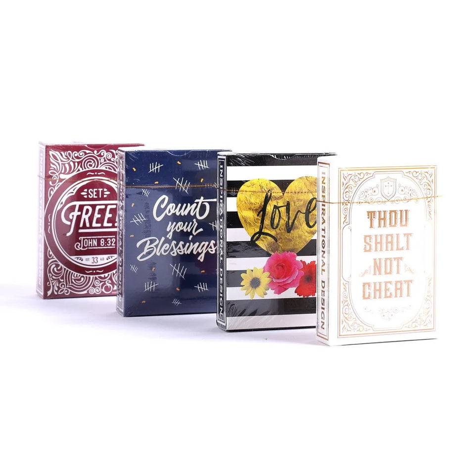 PLAYING CARDS CONTEMPORARY/TRADITIONAL DISPLAY 12CT