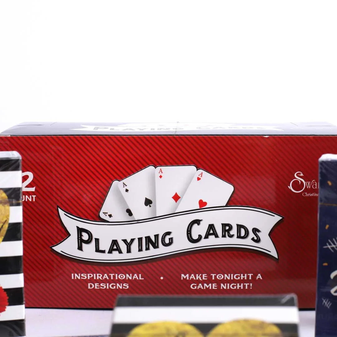 PLAYING CARDS CONTEMPORARY DISPLAY 12CT
