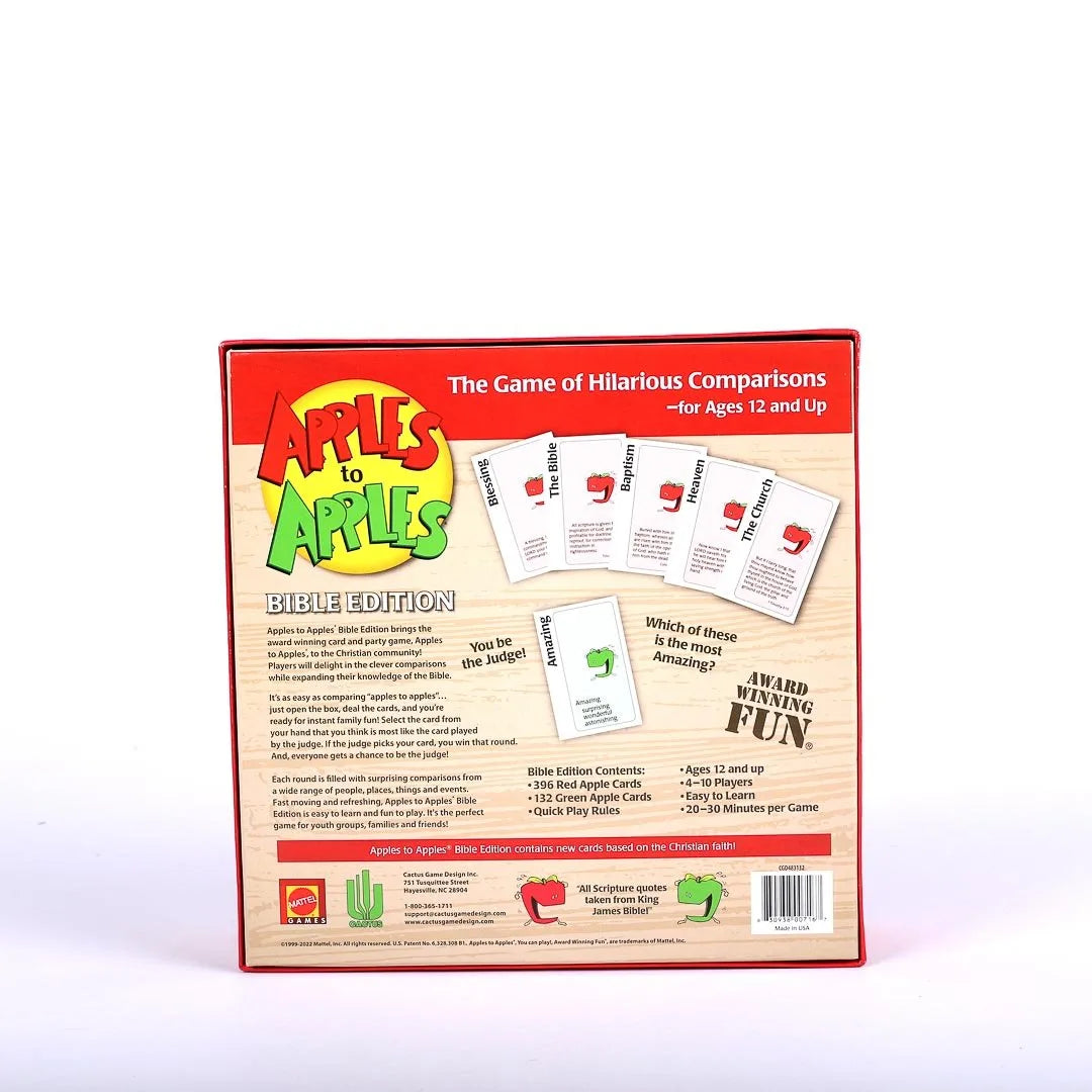 GAME APPLES TO APPLES BIBLE EDITION