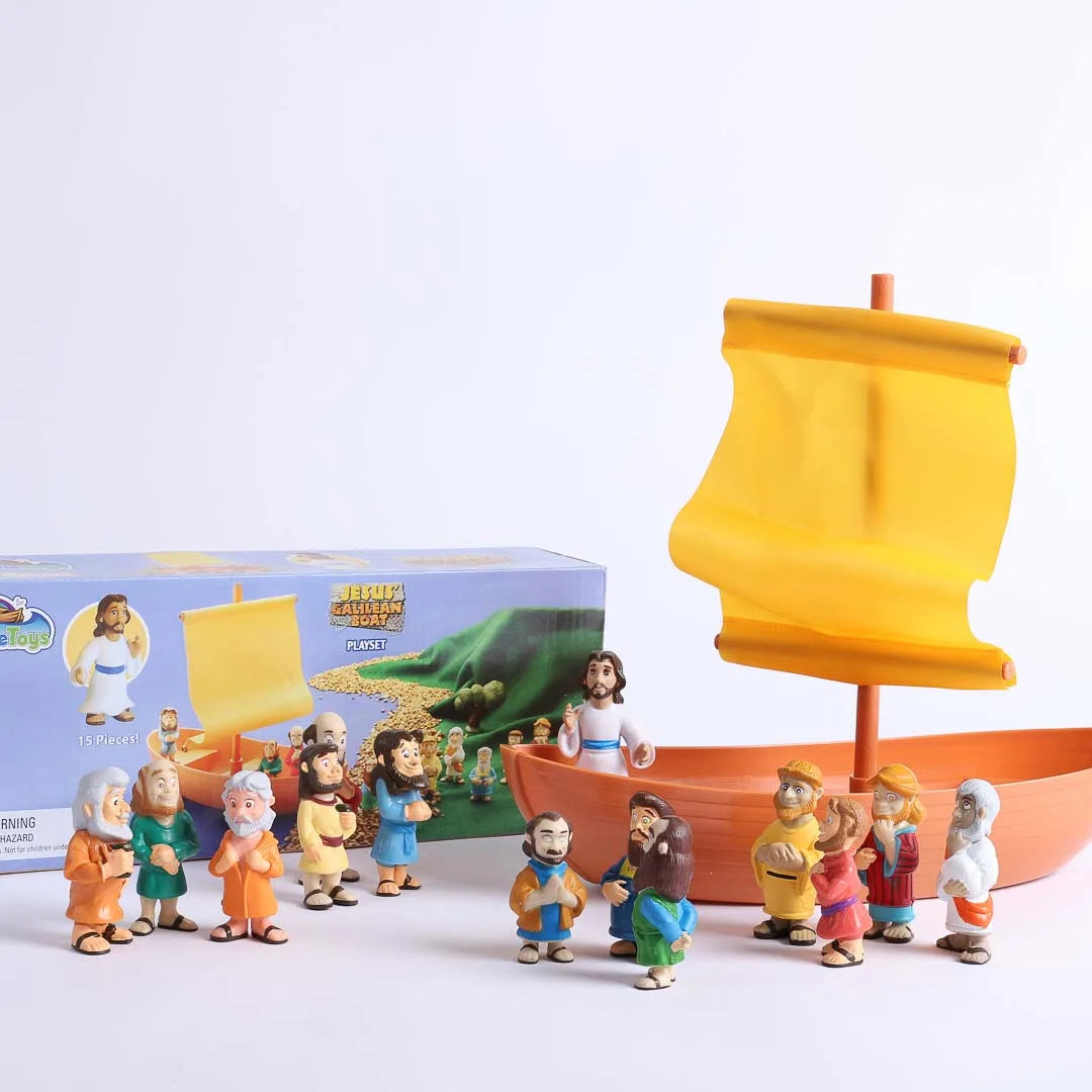 TOY PLAYSET JESUS GALILEAN BOAT