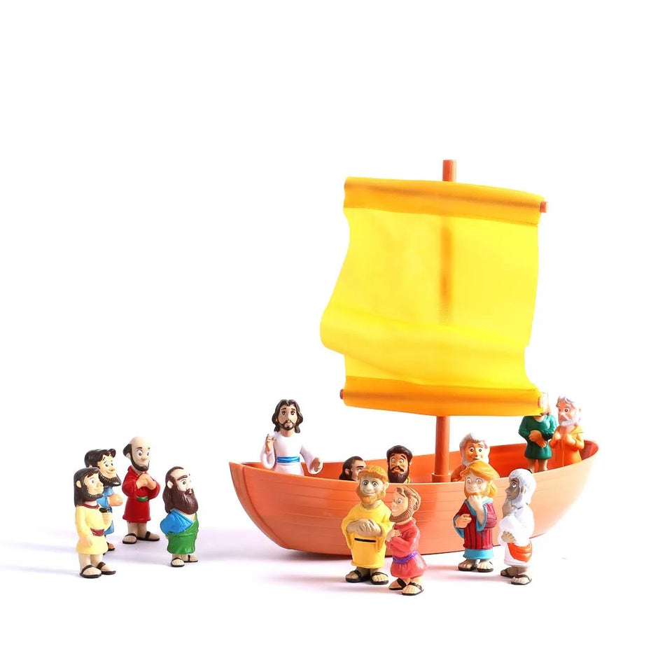 Playset – Galilean Boat With Apostles