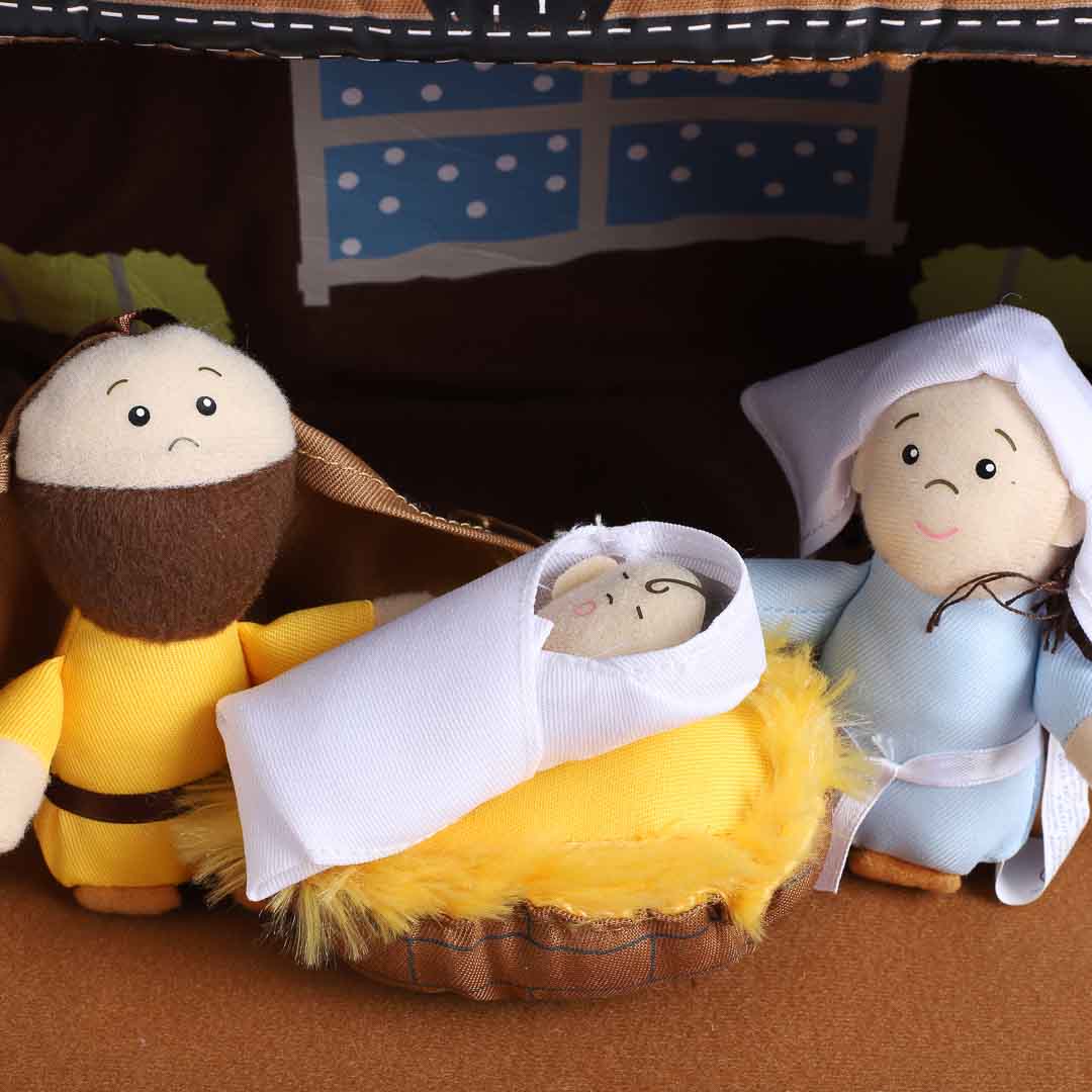 TOY PLAYSET PLUSH NATIVITY 11 PIECE