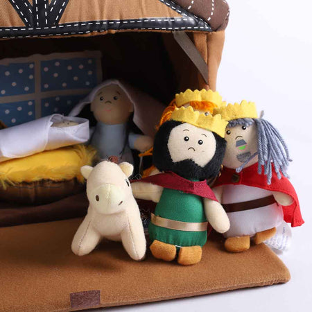 TOY PLAYSET PLUSH NATIVITY 11 PIECE