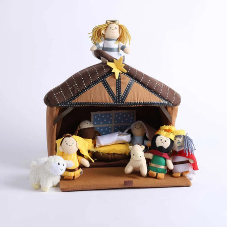 TOY PLAYSET PLUSH NATIVITY 11 PIECE