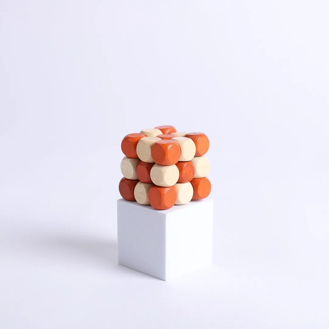 3D STUMBLING BLOCK WOODEN PUZZLE BLOCK