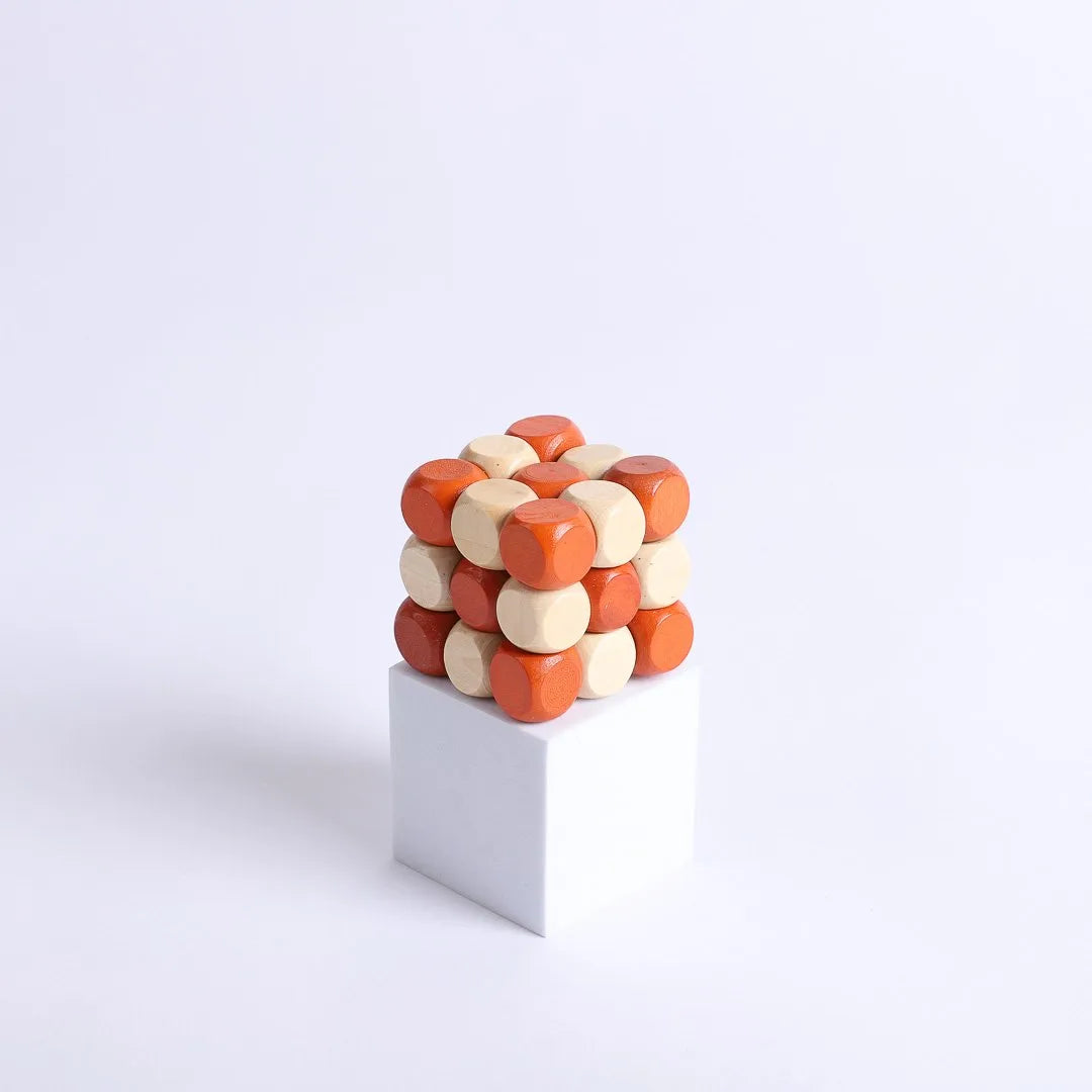 3D STUMBLING BLOCK WOODEN PUZZLE BLOCK