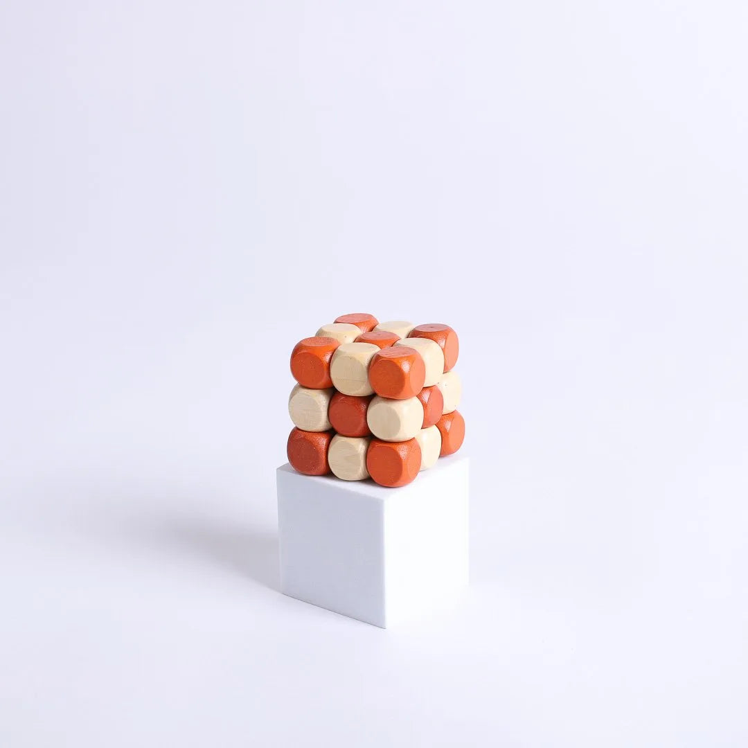 3D STUMBLING BLOCK WOODEN PUZZLE BLOCK