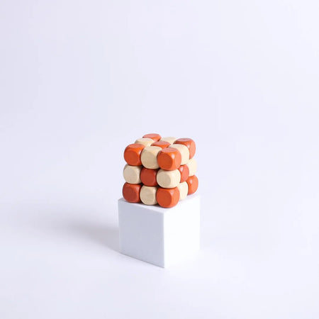 3D STUMBLING BLOCK WOODEN PUZZLE BLOCK