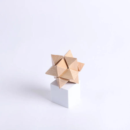 3D STUMBLING BLOCK WOODEN PUZZLE STAR