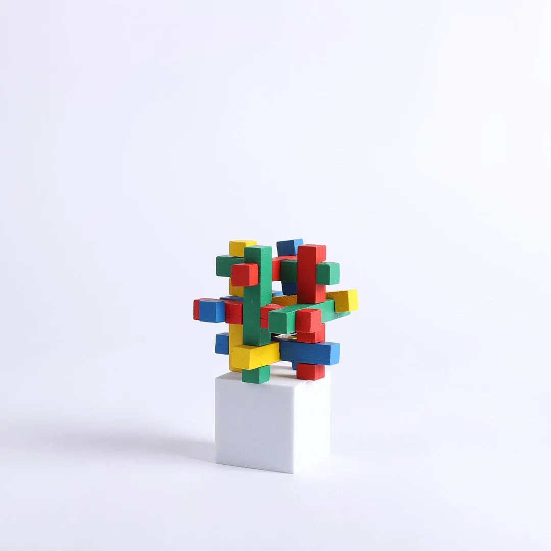 3D STUMBLING BLOCK WOODEN PUZZLE INTERTWINED