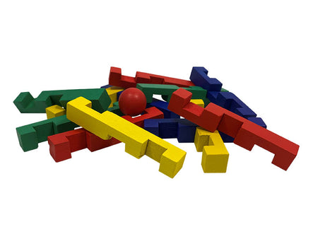3D STUMBLING BLOCK WOODEN PUZZLE INTERTWINED