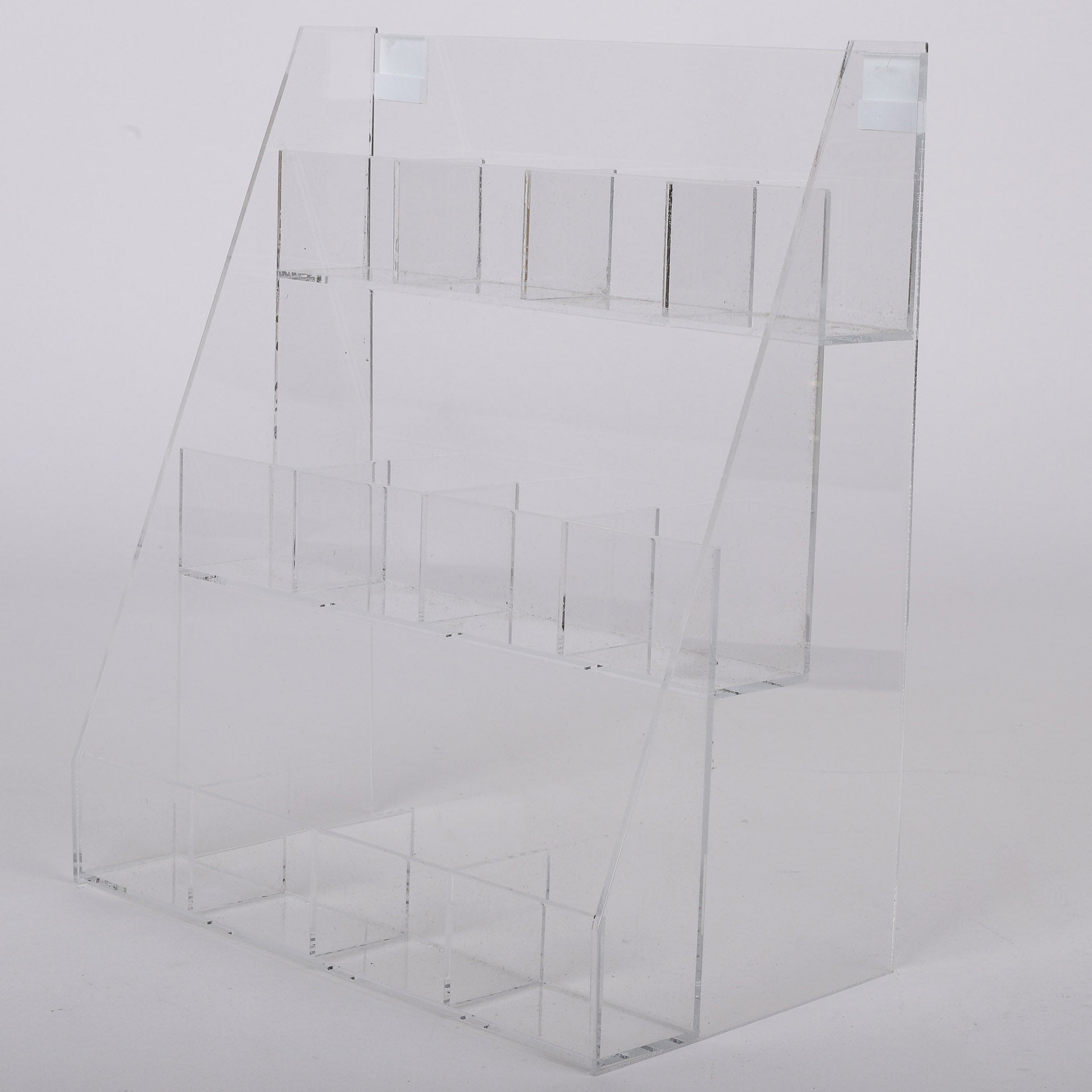 12 COMPARTMENT  ACRYLIC COUNTER DISPLAY INSPIRATIONAL TOKENS
