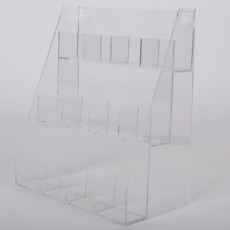 12 COMPARTMENT  ACRYLIC COUNTER DISPLAY INSPIRATIONAL TOKENS
