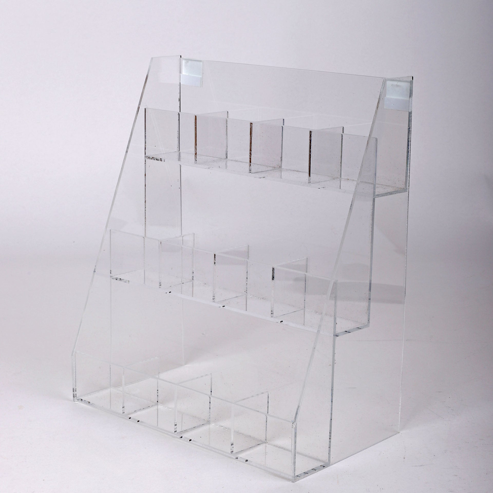12 COMPARTMENT  ACRYLIC COUNTER DISPLAY INSPIRATIONAL TOKENS