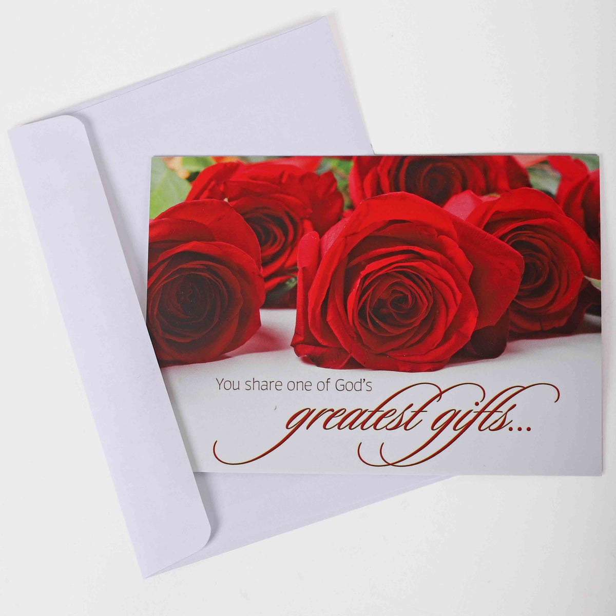 BOXED CARDS ANNIVERSARY ROSES IN BLOOM 12CT