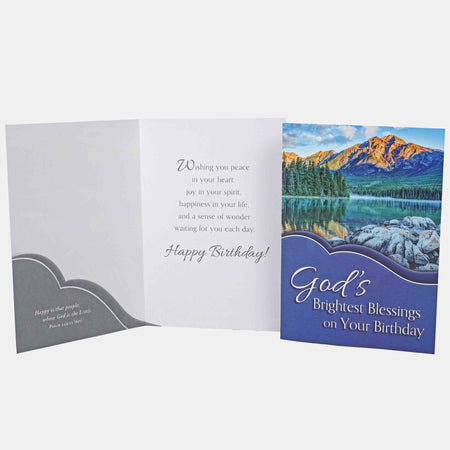 BOXED CARDS BIRTHDAY BRIGHTEST BLESSINGS 12CT