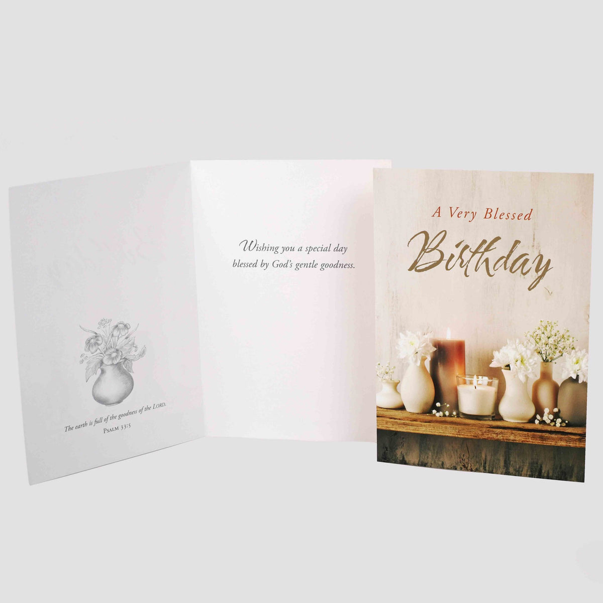 BOXED CARDS BIRTHDAY FARMHOUSE BLESSINGS 12CT
